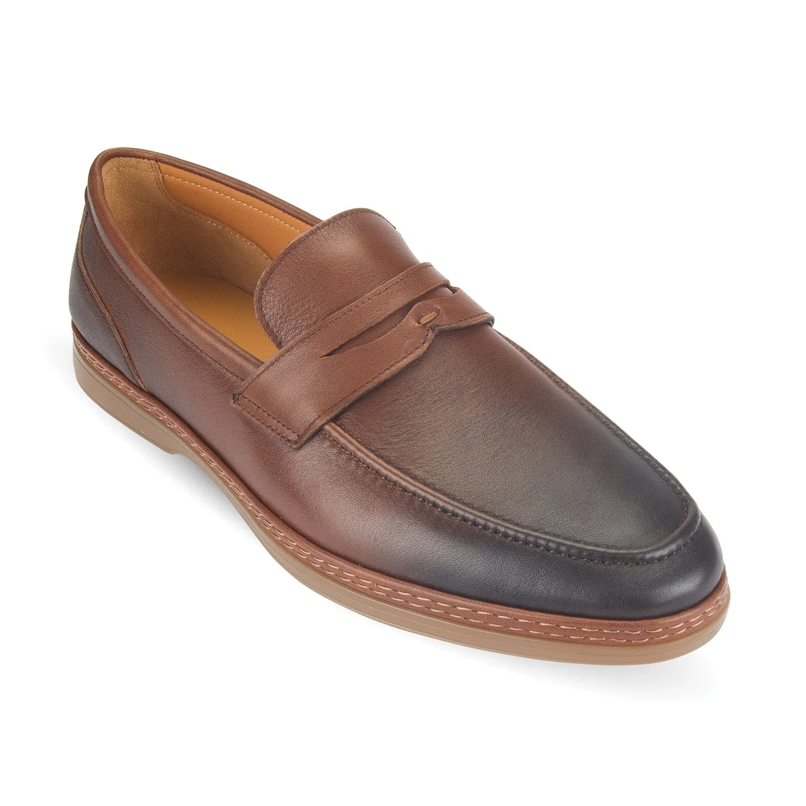 Karl mens two-tone formal Penny Loafer