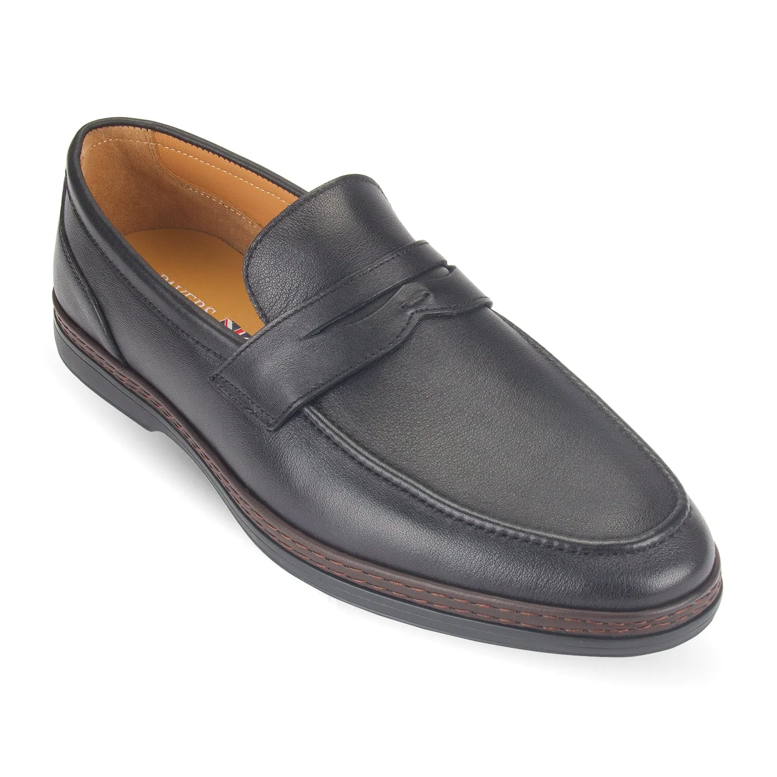 Karl mens two-tone formal Penny Loafer