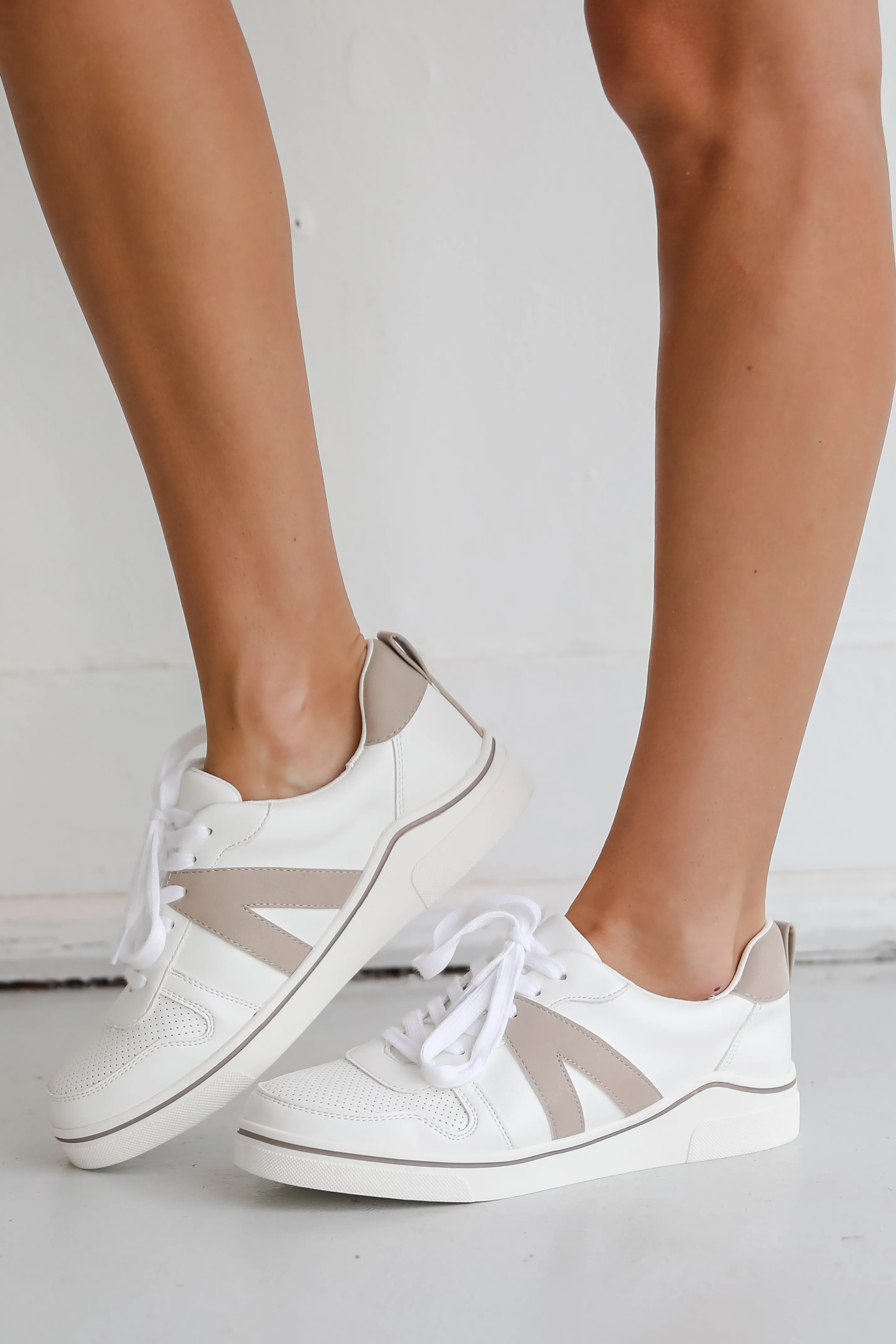 Keep Track White Sneakers