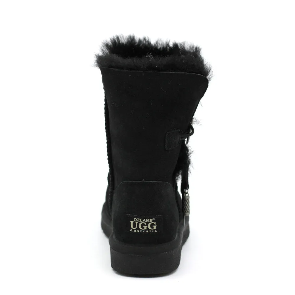 Kiki Medium Ugg Boot - Black