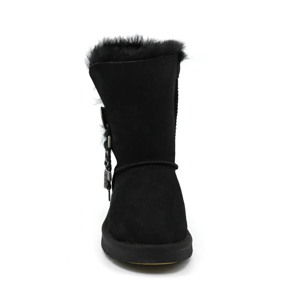 Kiki Medium Ugg Boot - Black