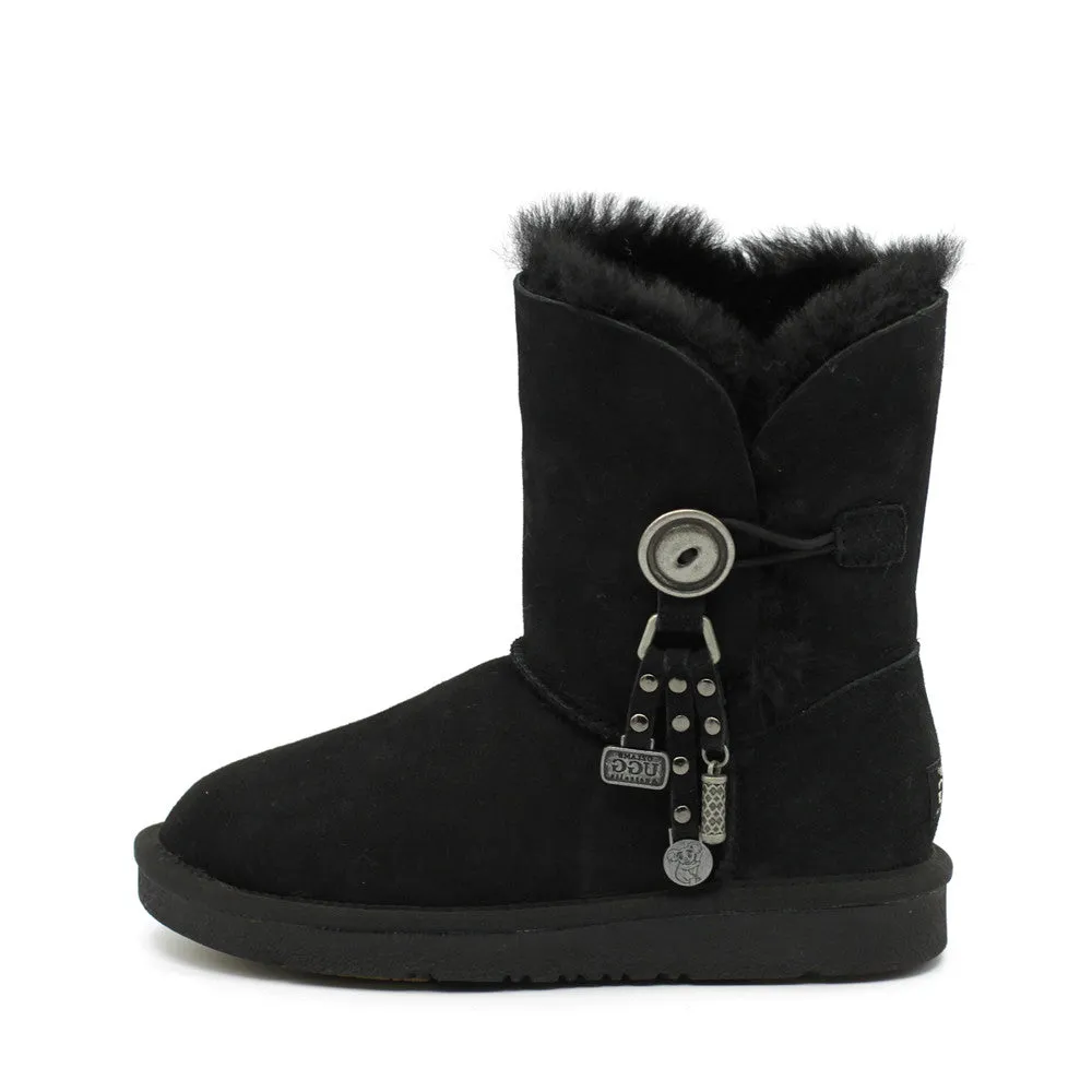 Kiki Medium Ugg Boot - Black