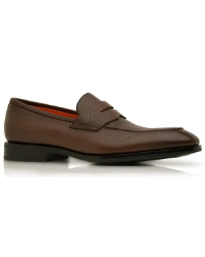 Leather Loafer in Light Brown