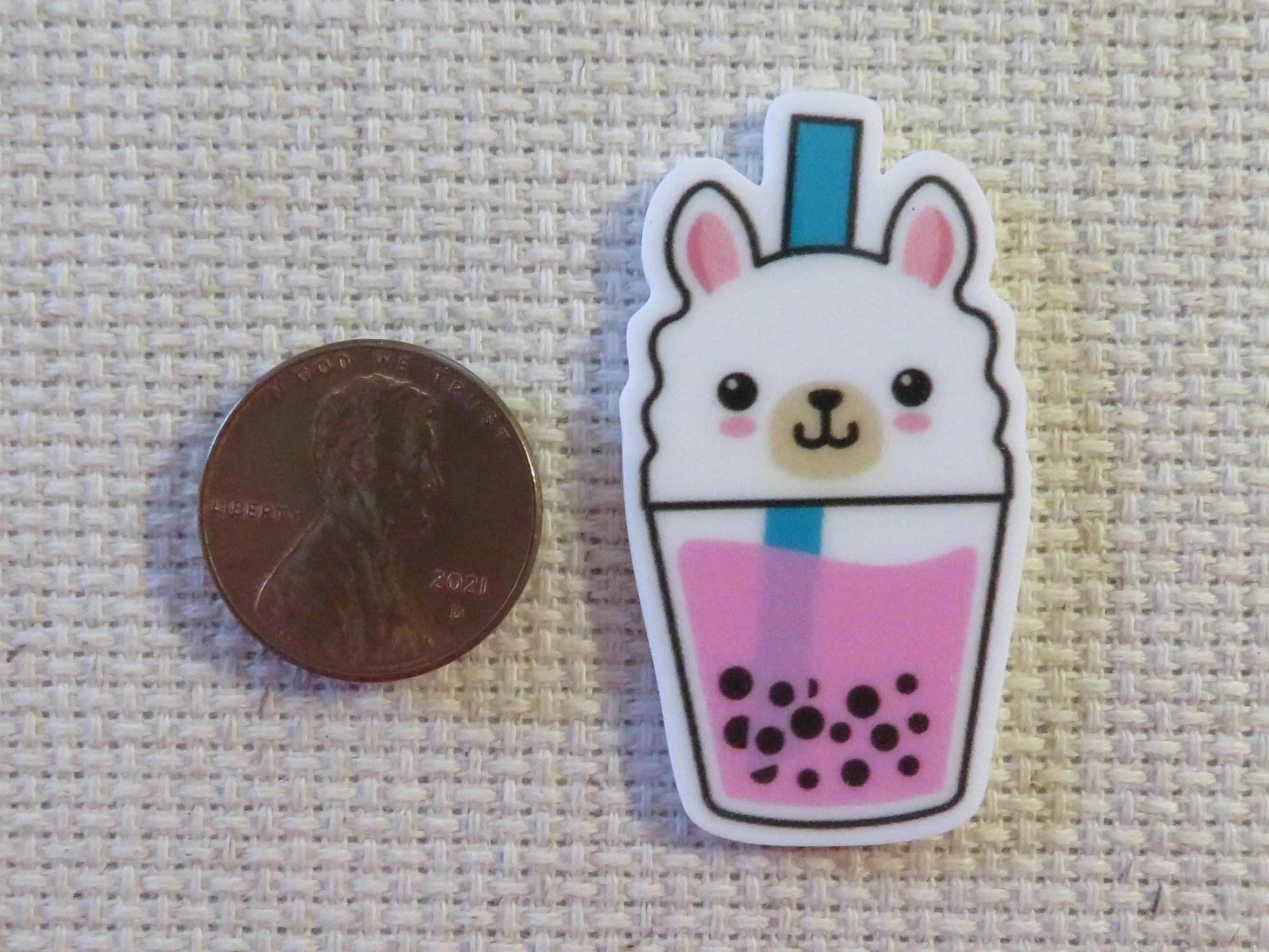 Llama Boba Needle Minder, Cover Minder, Magnet