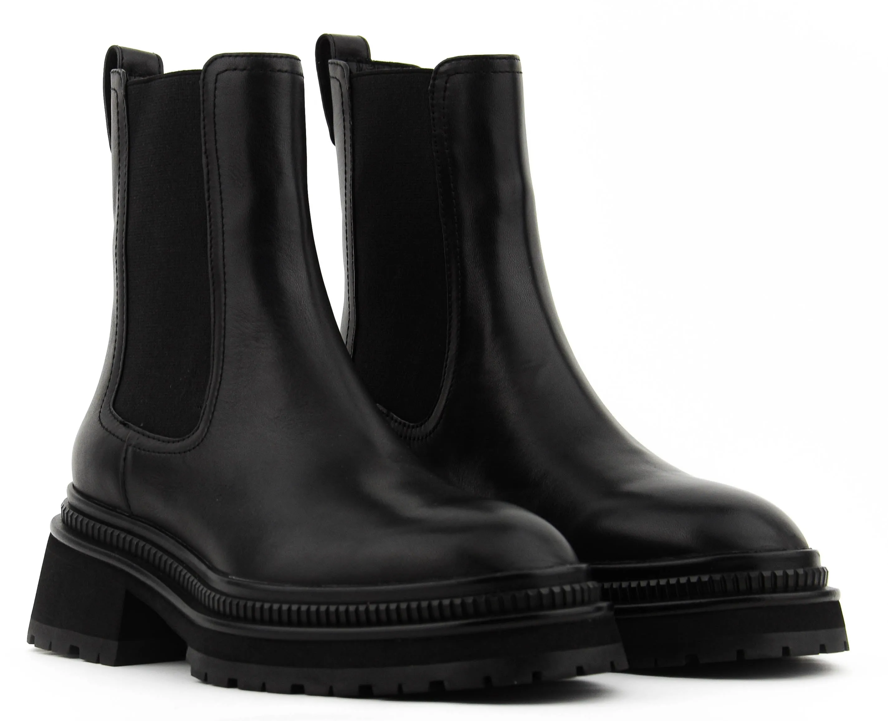 LOLA CRUZ X PAUL WARMER ZIMA ANKLE BOOTS BLACK