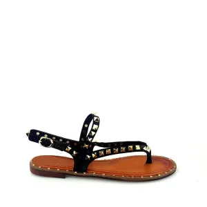 Lorinda Flat Toe Post Slingback Sandal