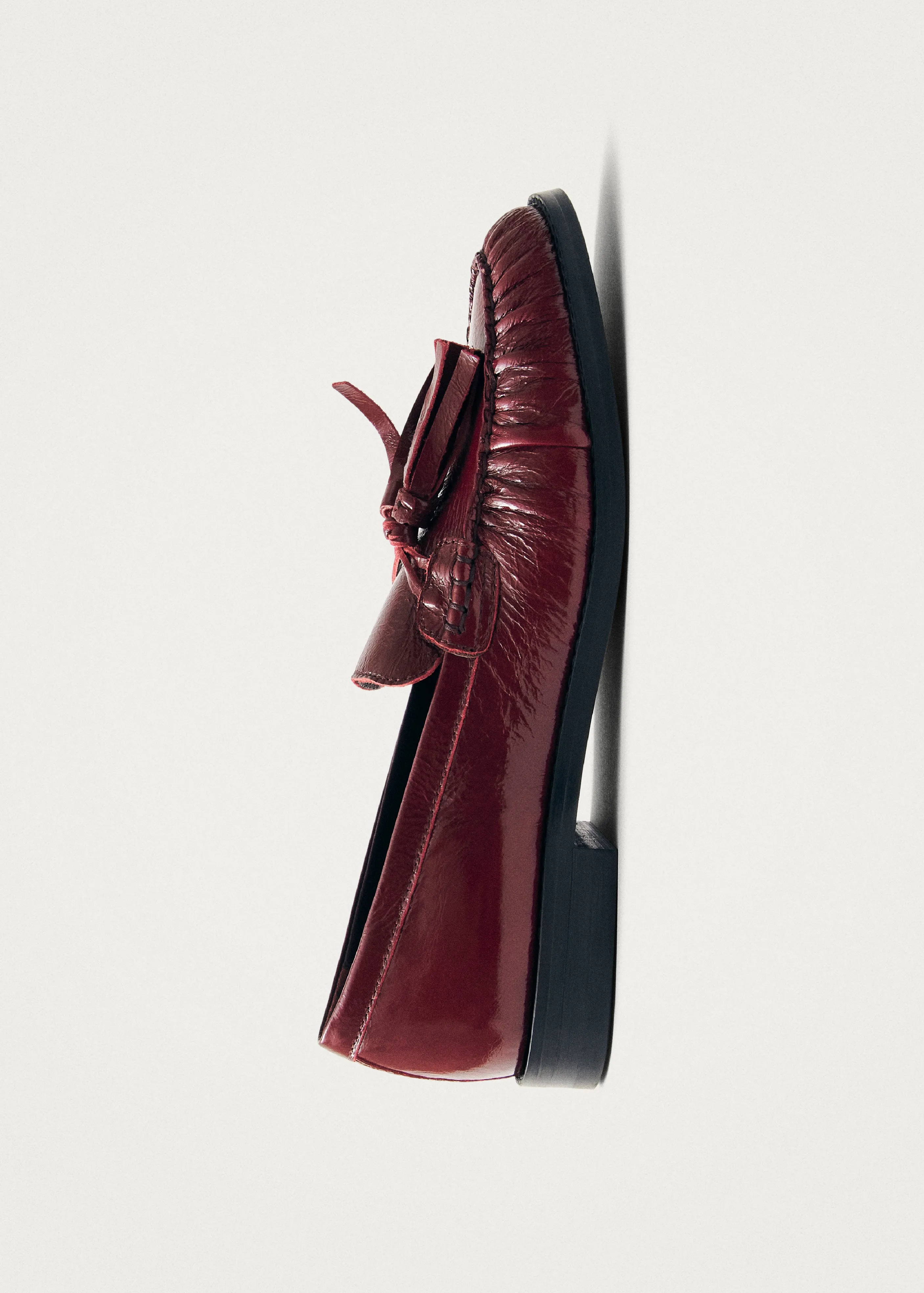 Marietta Onix Burgundy Leather Loafers