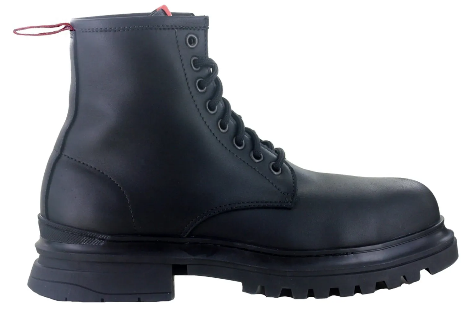 Mellow Walk Womens Hybrid EH PR Black Leather Athletic Work Boots