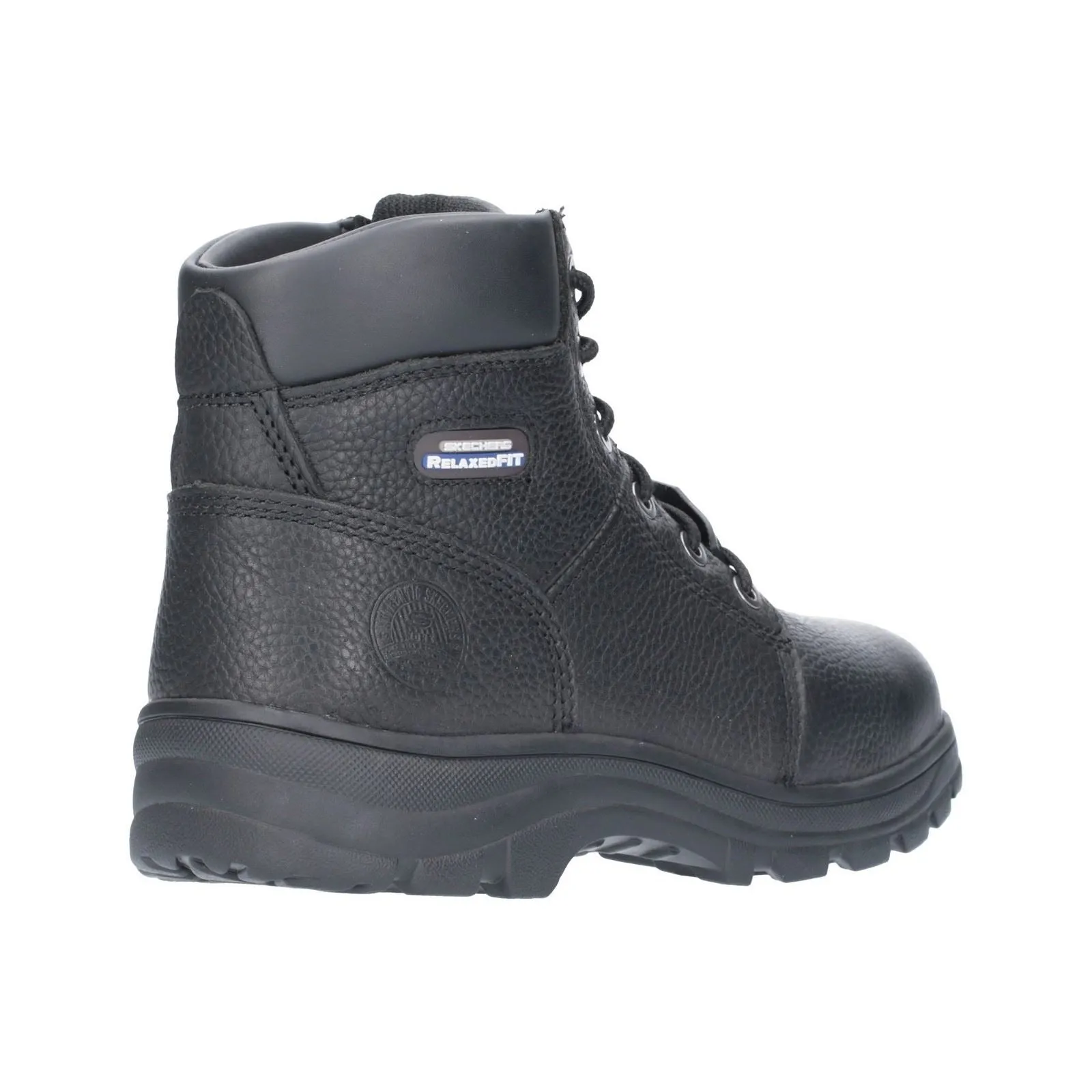 Men's Wide Fit Skechers 77009EC Workshire Safety Boots - Black