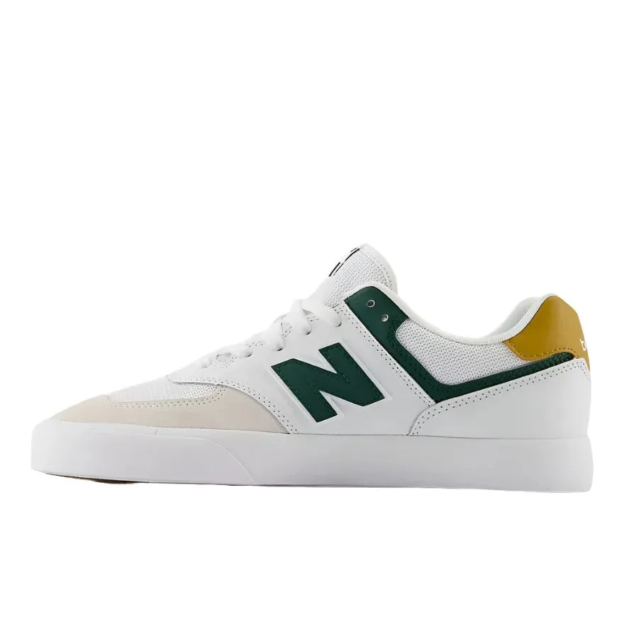 NB NUMERIC 574 Vulc Shoes White/Nightwatch Green