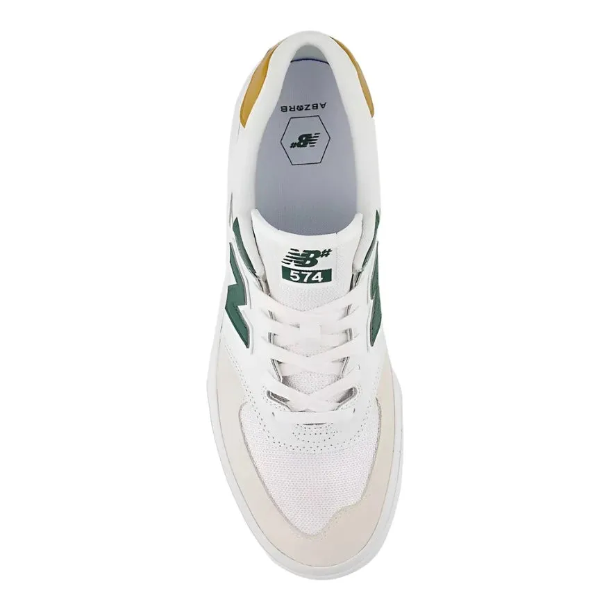 NB NUMERIC 574 Vulc Shoes White/Nightwatch Green