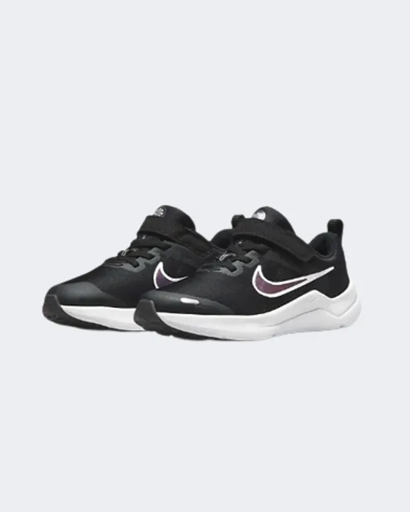 Nike Downshifter 12 Ps-Boys Running Shoes Black/White