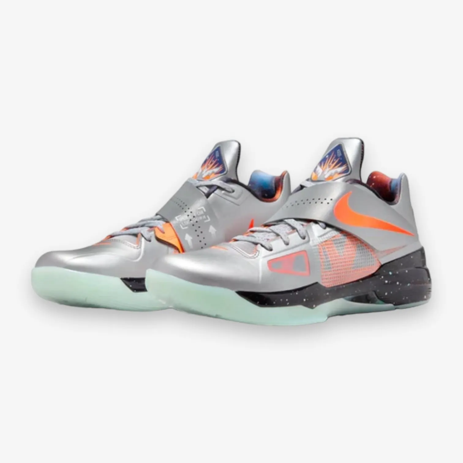 Nike KD IV Metallic Silver total orange "Galaxy" FD2635-001