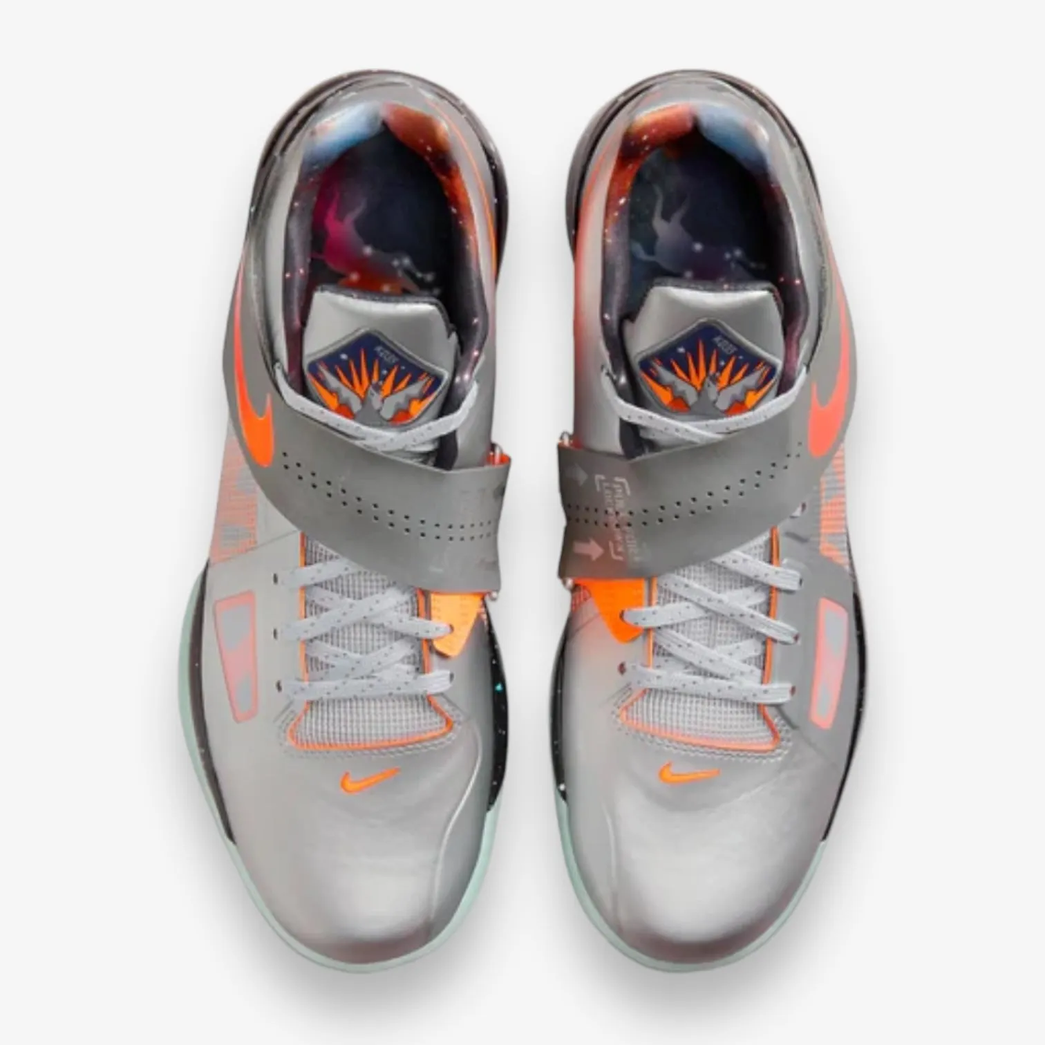 Nike KD IV Metallic Silver total orange "Galaxy" FD2635-001