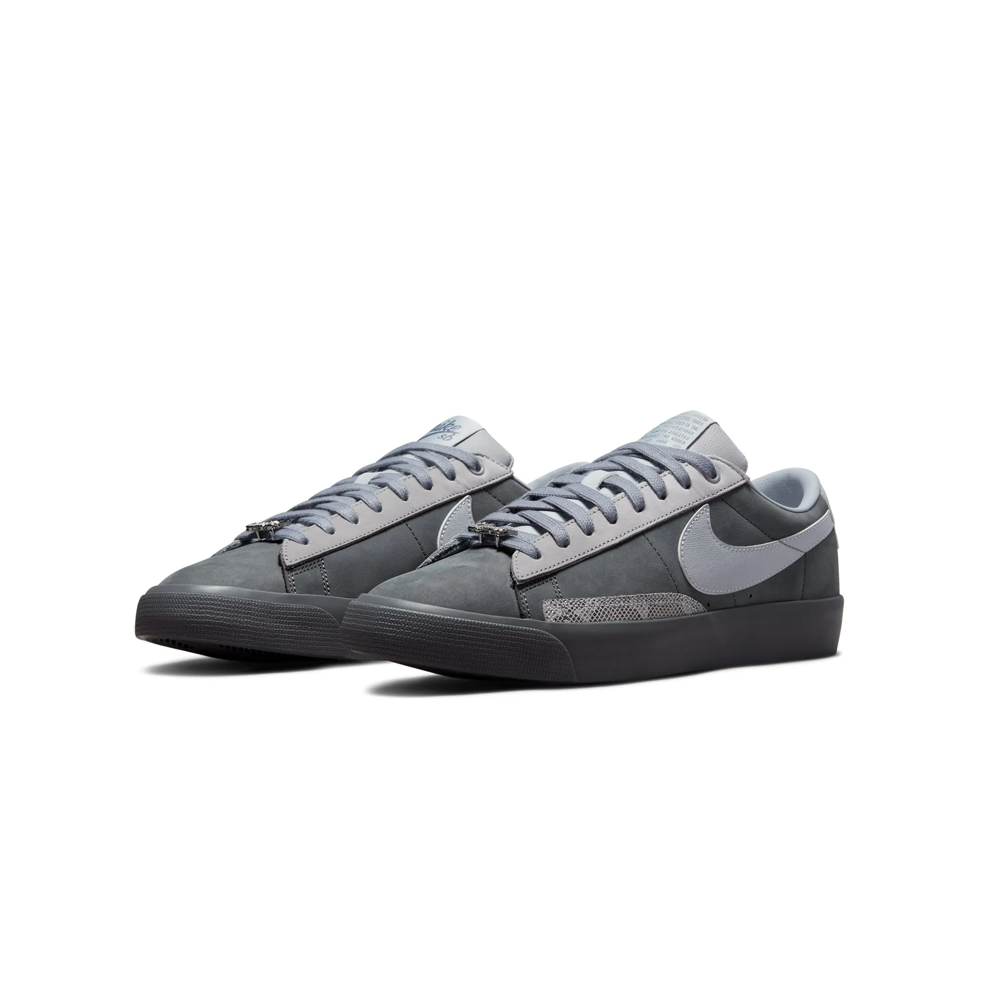 Nike SB Mens Zoom Blazer Low Shoes 'Cool Grey'