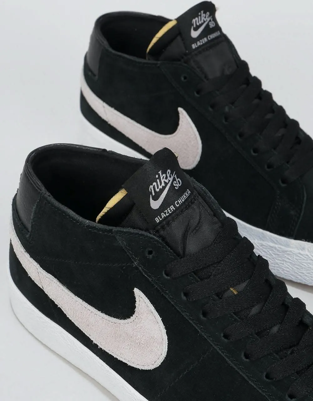 Nike SB Zoom Blazer Chukka Skate Shoes - Black/Atmosphere Grey