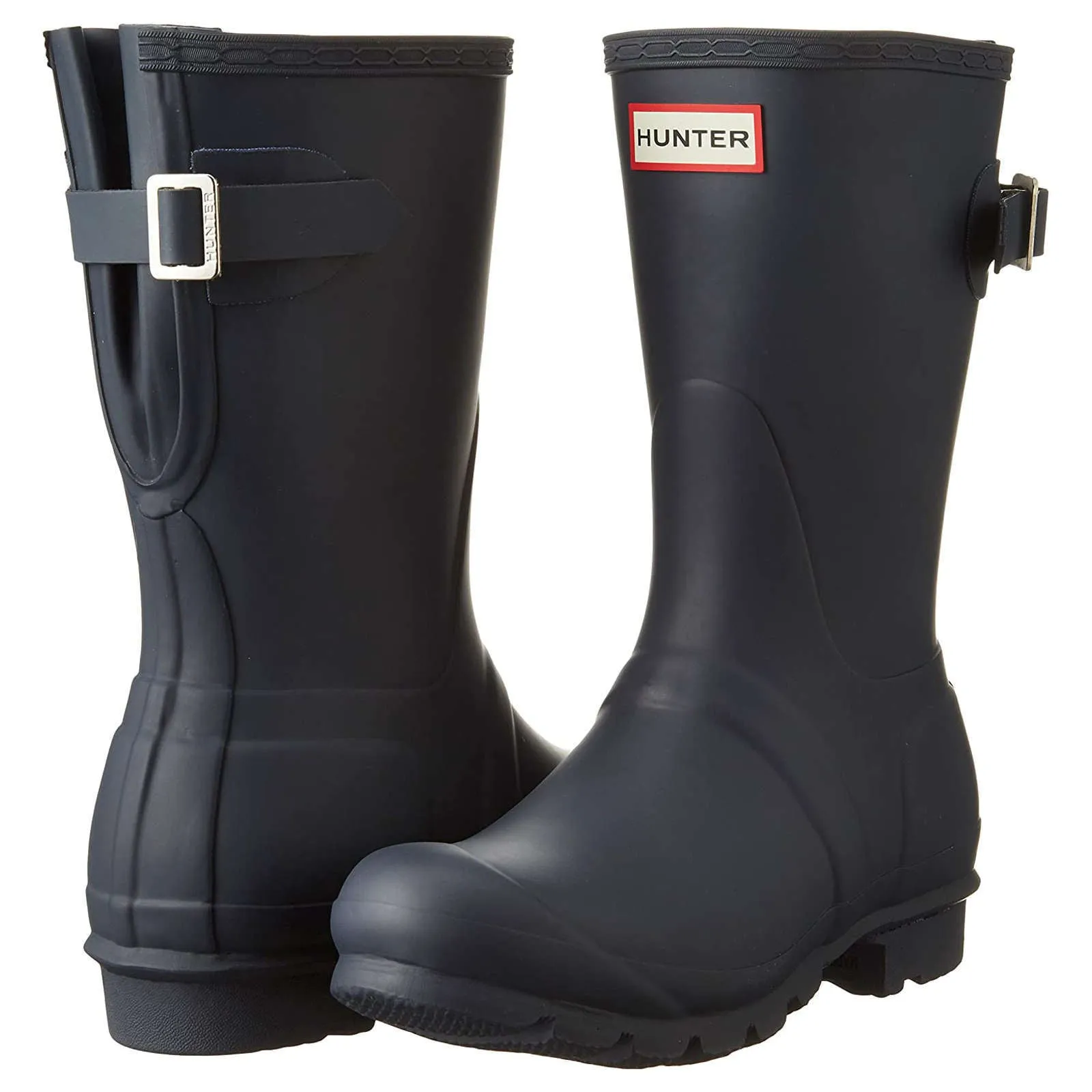 Original Back Adjustable Short Rubber Women's Short Wellington Boots