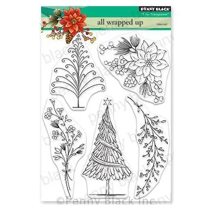 Penny Black Clear Stamps - All Wrapped Up 5 inchX6.5 inch*