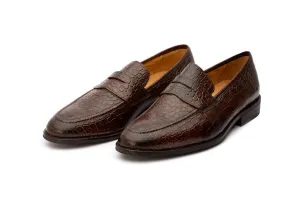 Penny Loafer - Crocodile Brown (6 & 9 Only)