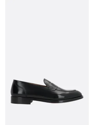 Penny Loafers - Brushed Leather Shoes