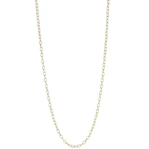 Penny Preville Matte Gold Oval Link Necklace