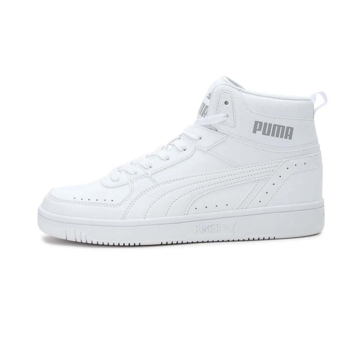 Puma scarpa sneakers alta da uomo Rebound JOY 374765 06 bianco