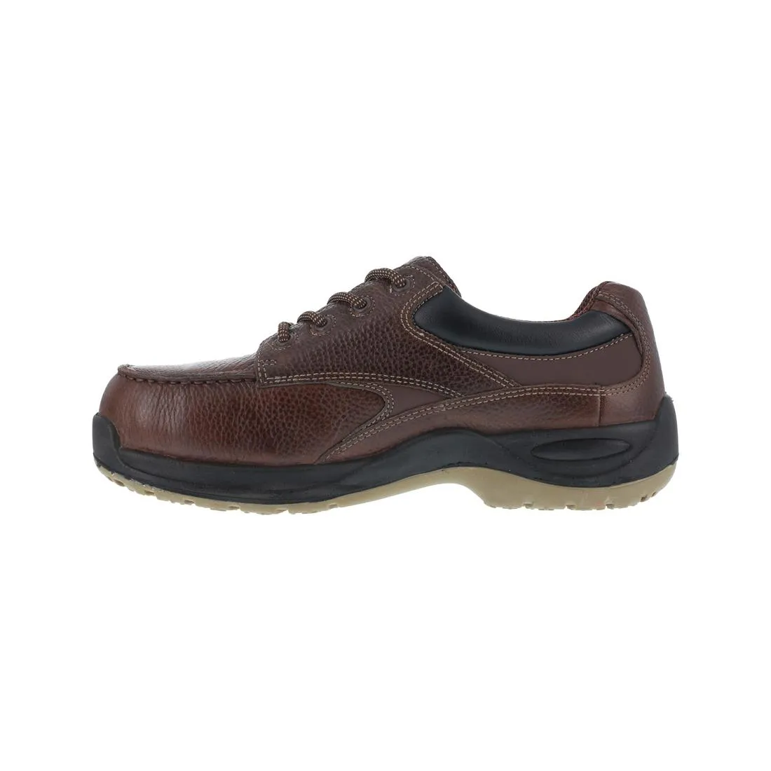 Rambler Creek Composite-Toe Oxford Work Shoe Brown