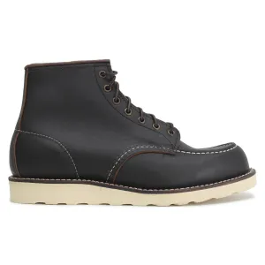 Red Wing Mens Boots 6-inch Classic Moc Casual Lace-Up Ankle Leather - UK 11