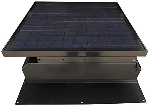 Remington Solar 40 Watt/ 38V Roof Mount Solar Attic Fan with 110V smart adapter