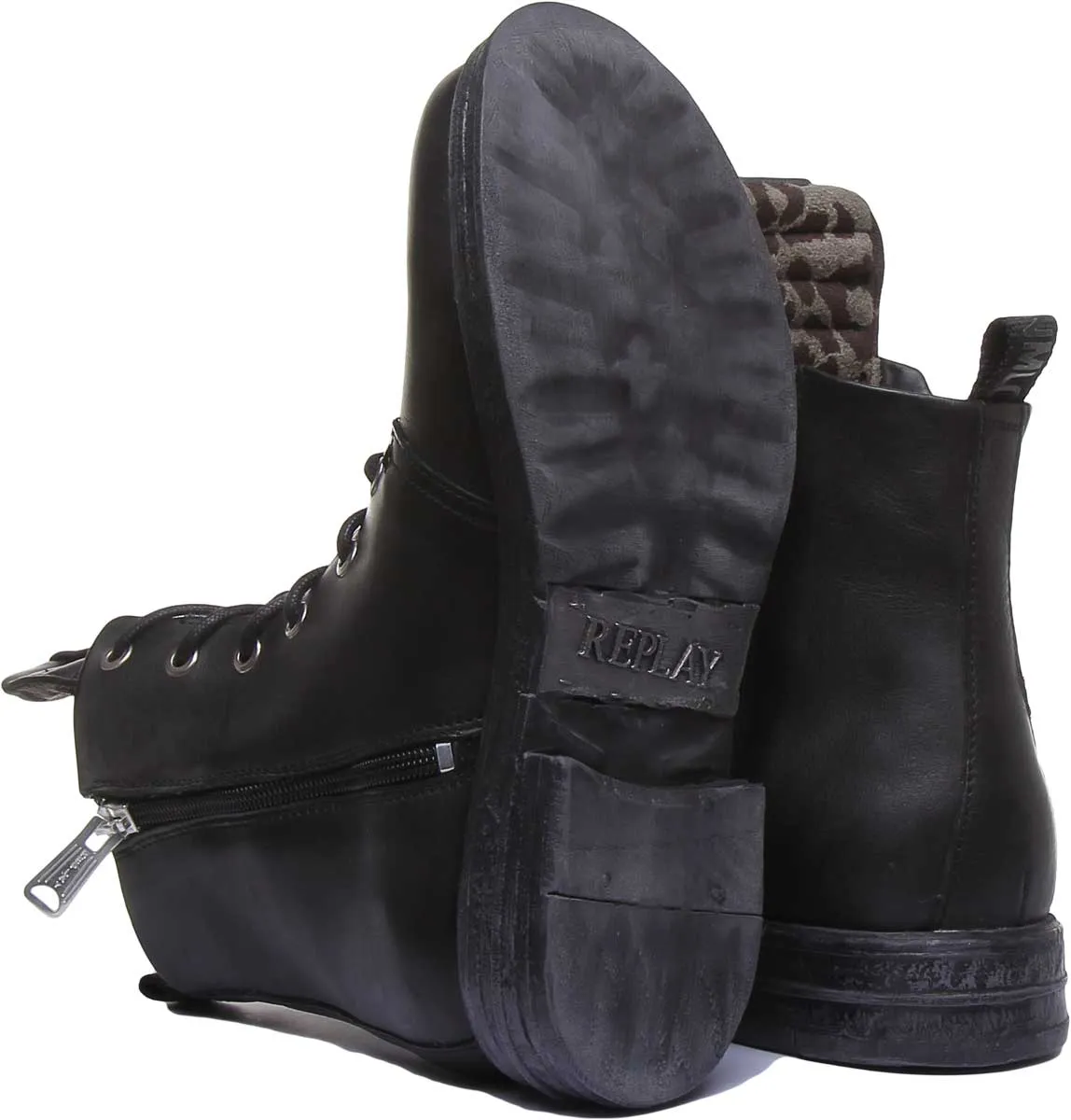 Replay Womens Ankle Boots In Black