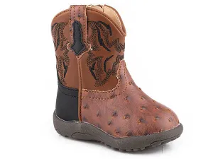 Roper Cowbabies Dalton Ostrich Boots Style 09-016-1900-3118