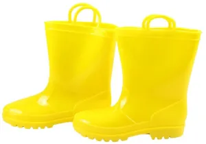 Rubber Rain Boot Containers (Set of 2): Yellow