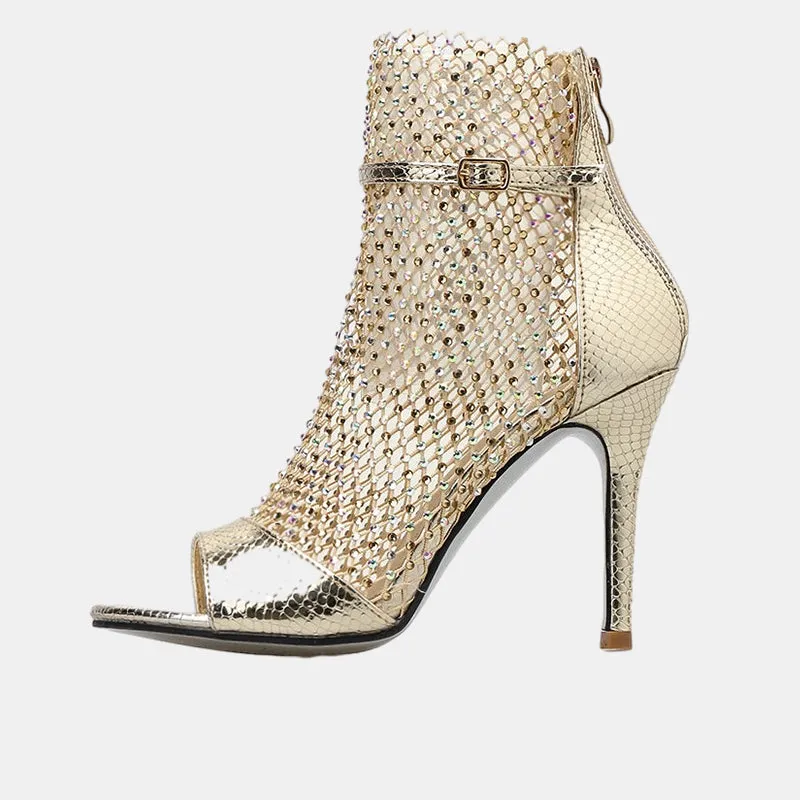 Scaevola Hollow-out Ankle Boots