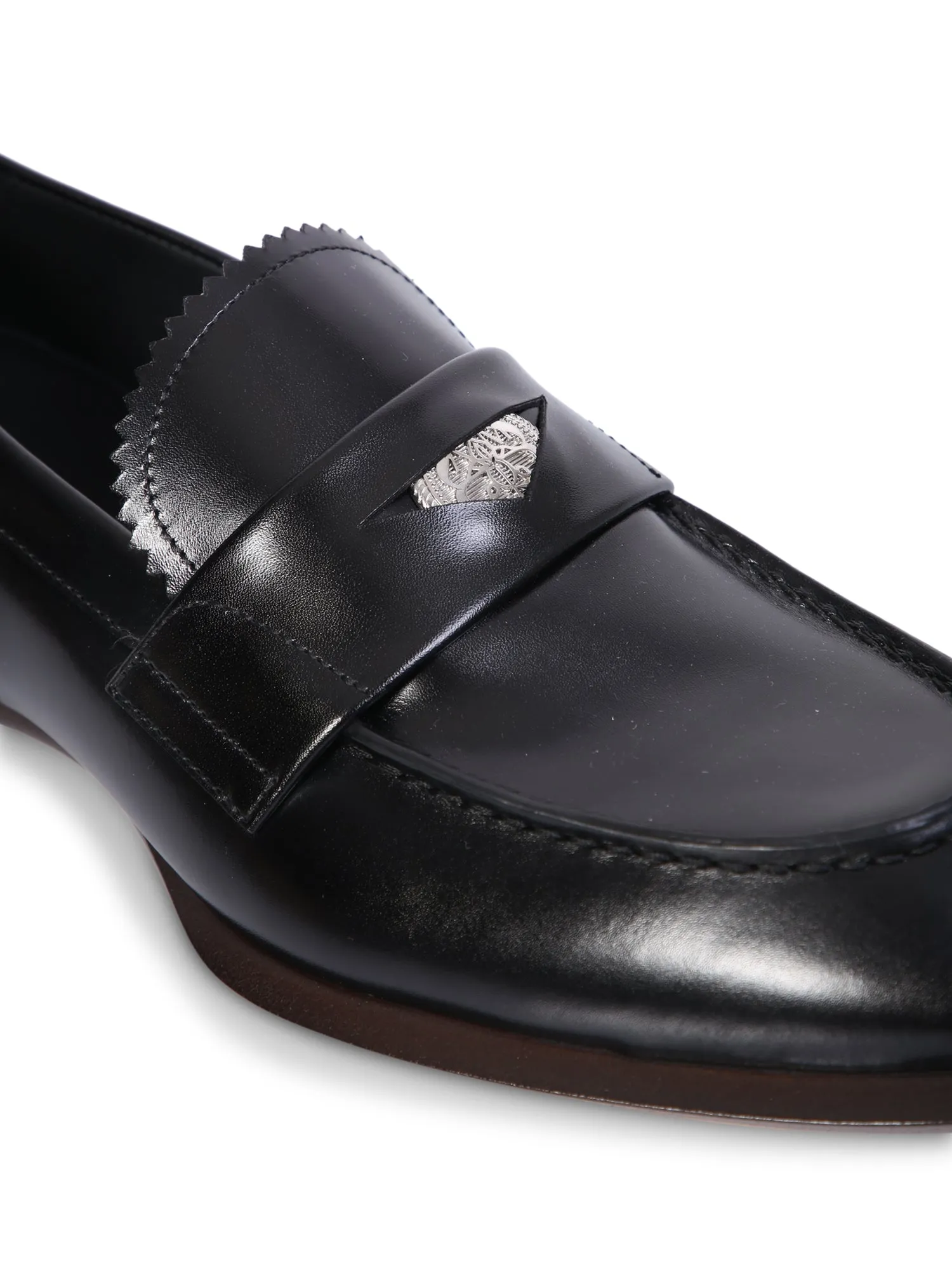 Seal loafers with penny