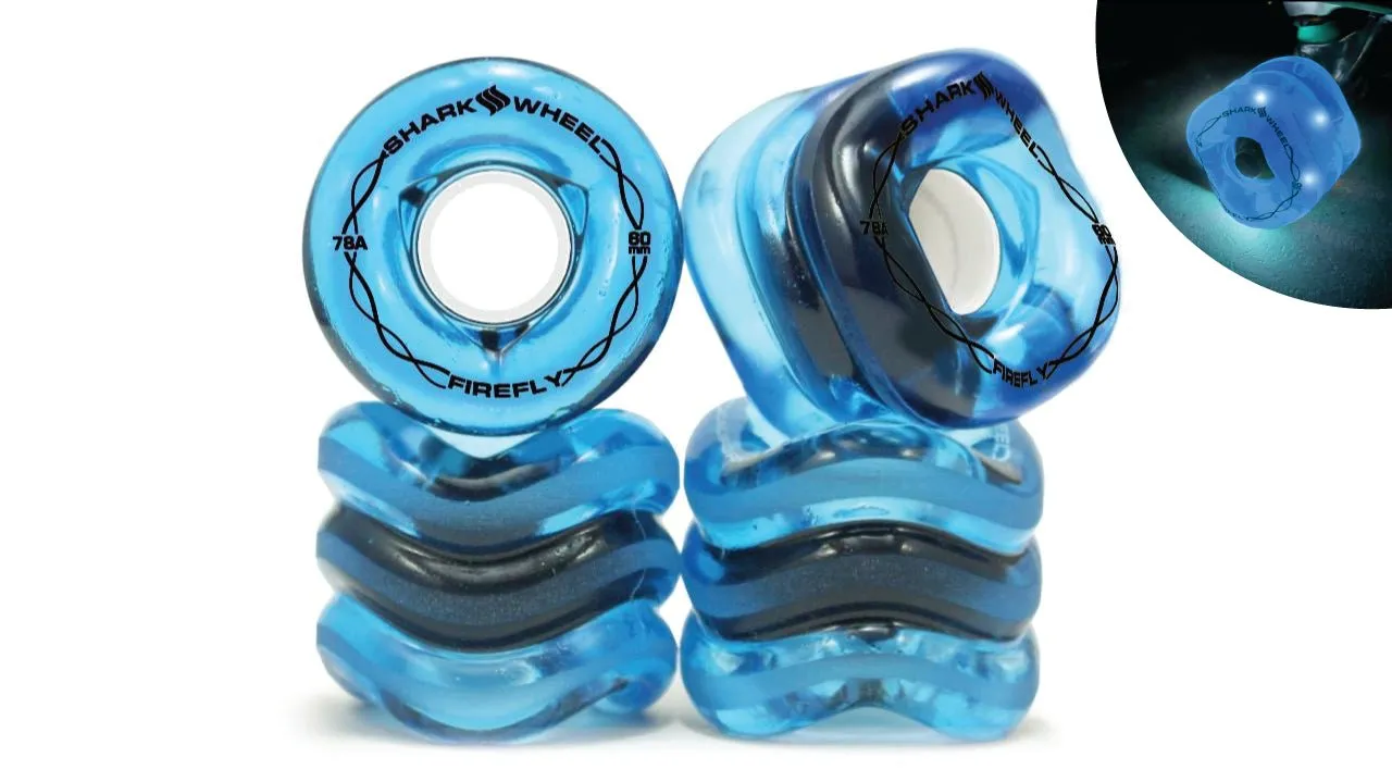 Shark Wheel 60mm, 78A Firefly - Light Up wheels