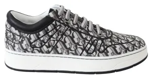 Silver Black Glitter Hawaii Sneakers