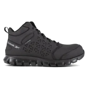 Sublite Cushion Alloy-Toe Mid Cut Athletic Work Boot Black