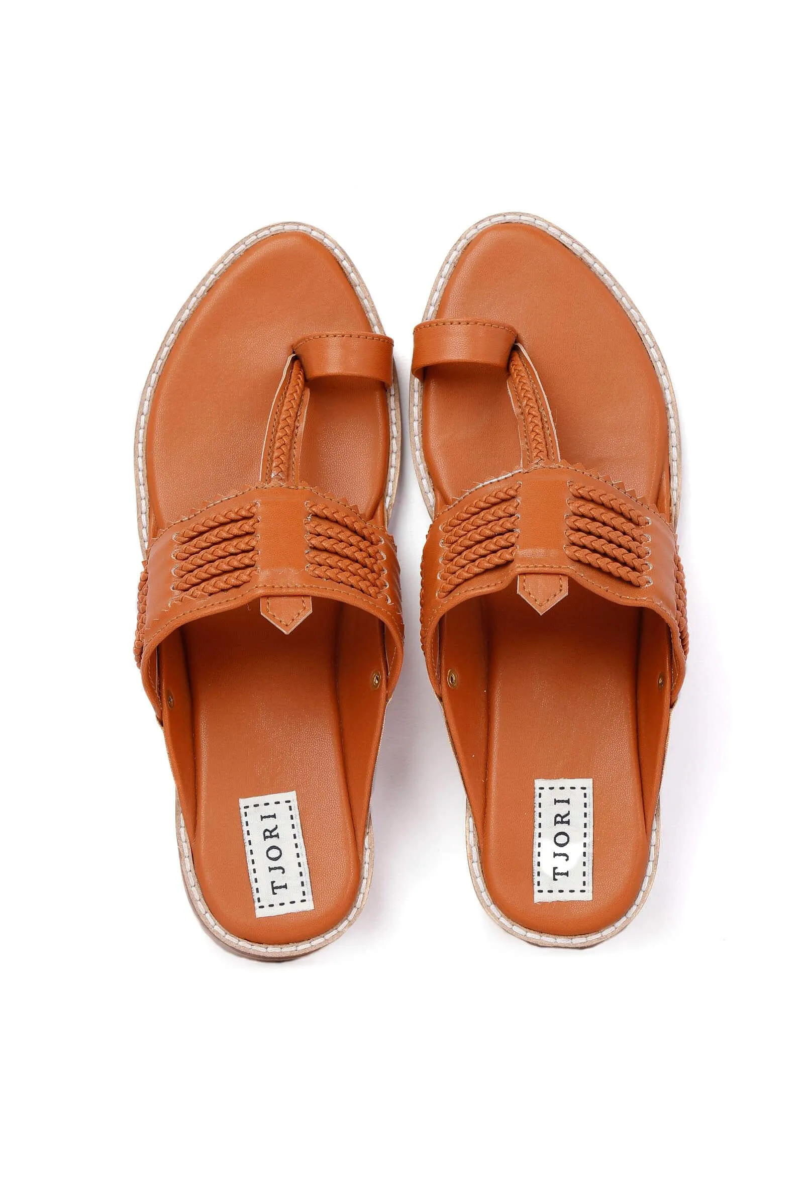 Tan Cruelty-Free Leather Sandals