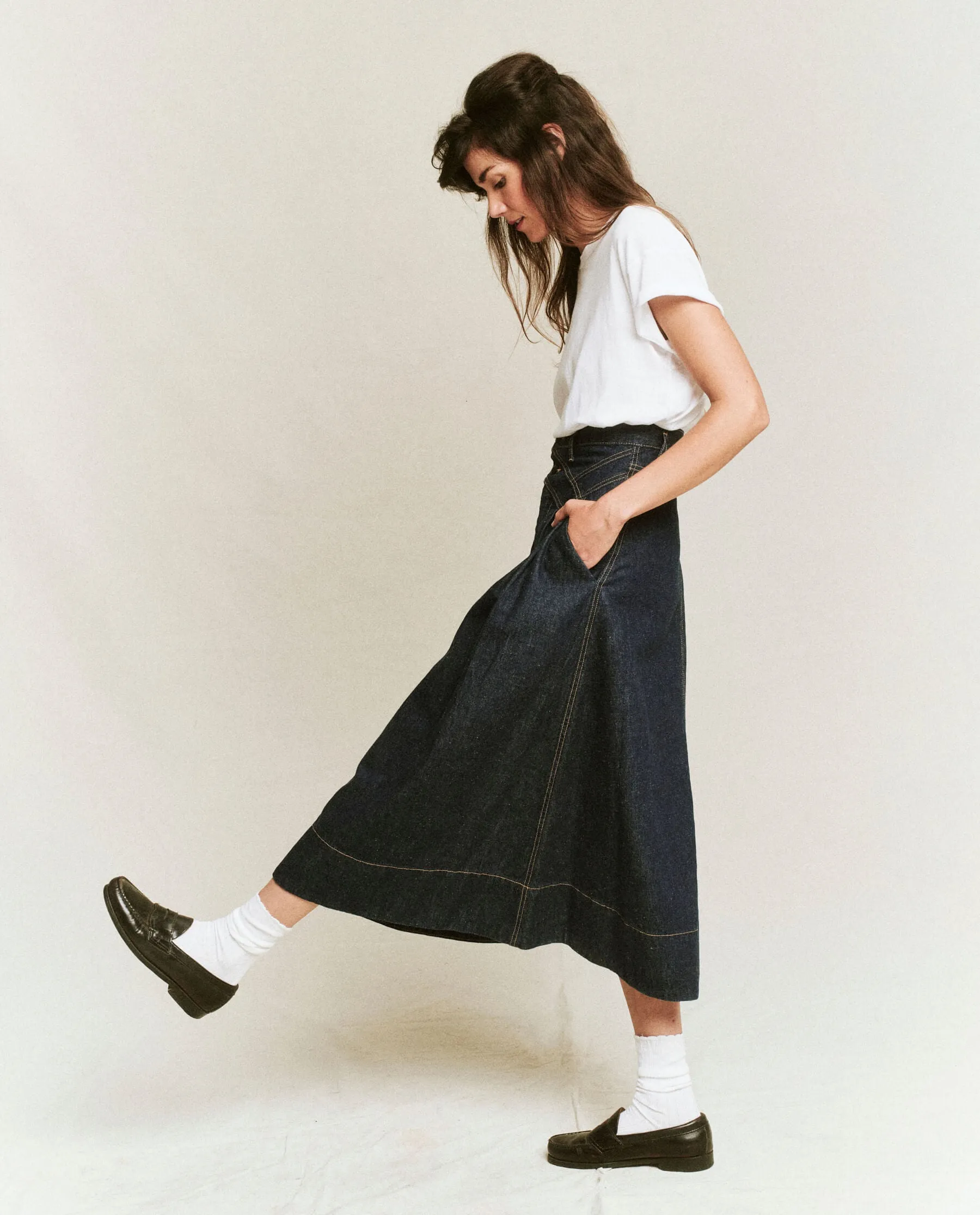 The Field Skirt. -- Rinse Wash