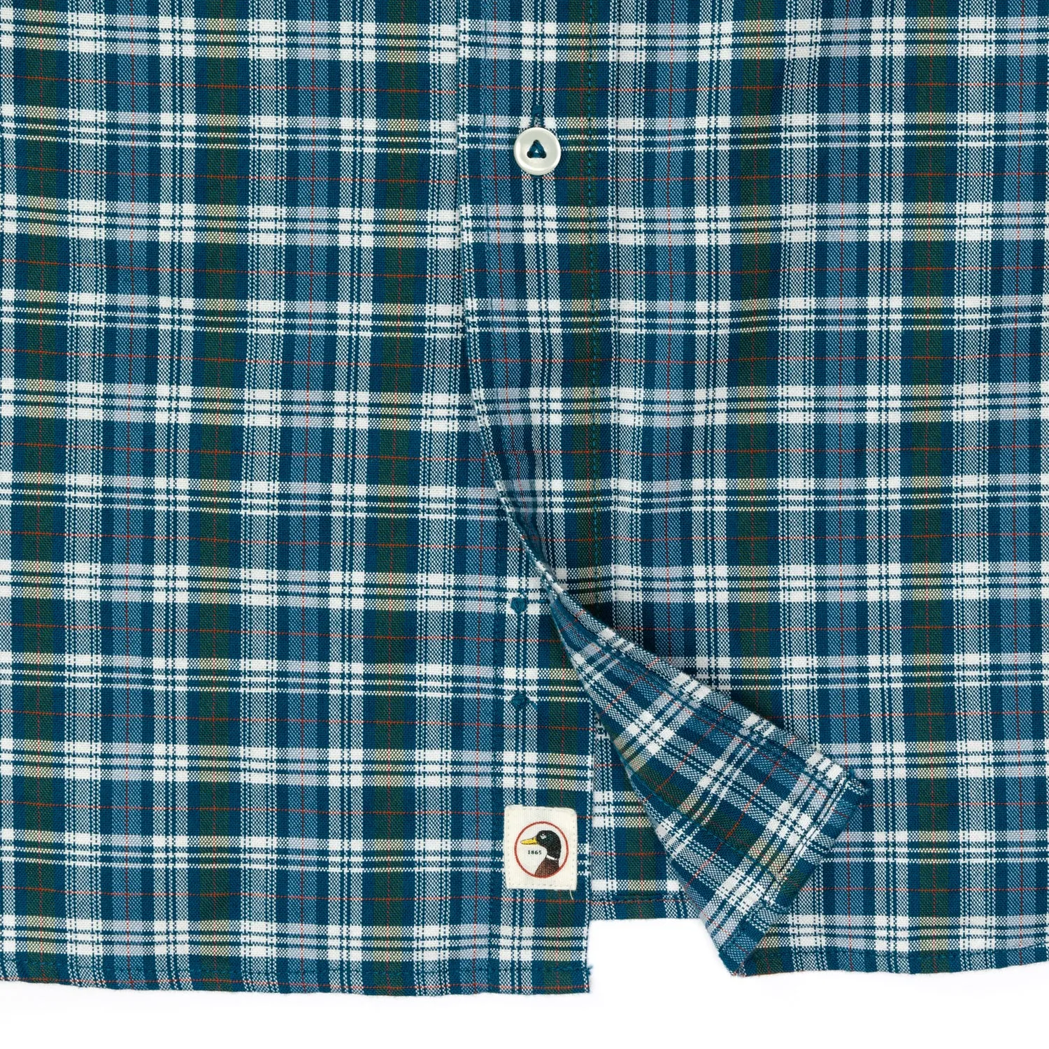 Thompson Plaid Cotton Oxford Sport Shirt  