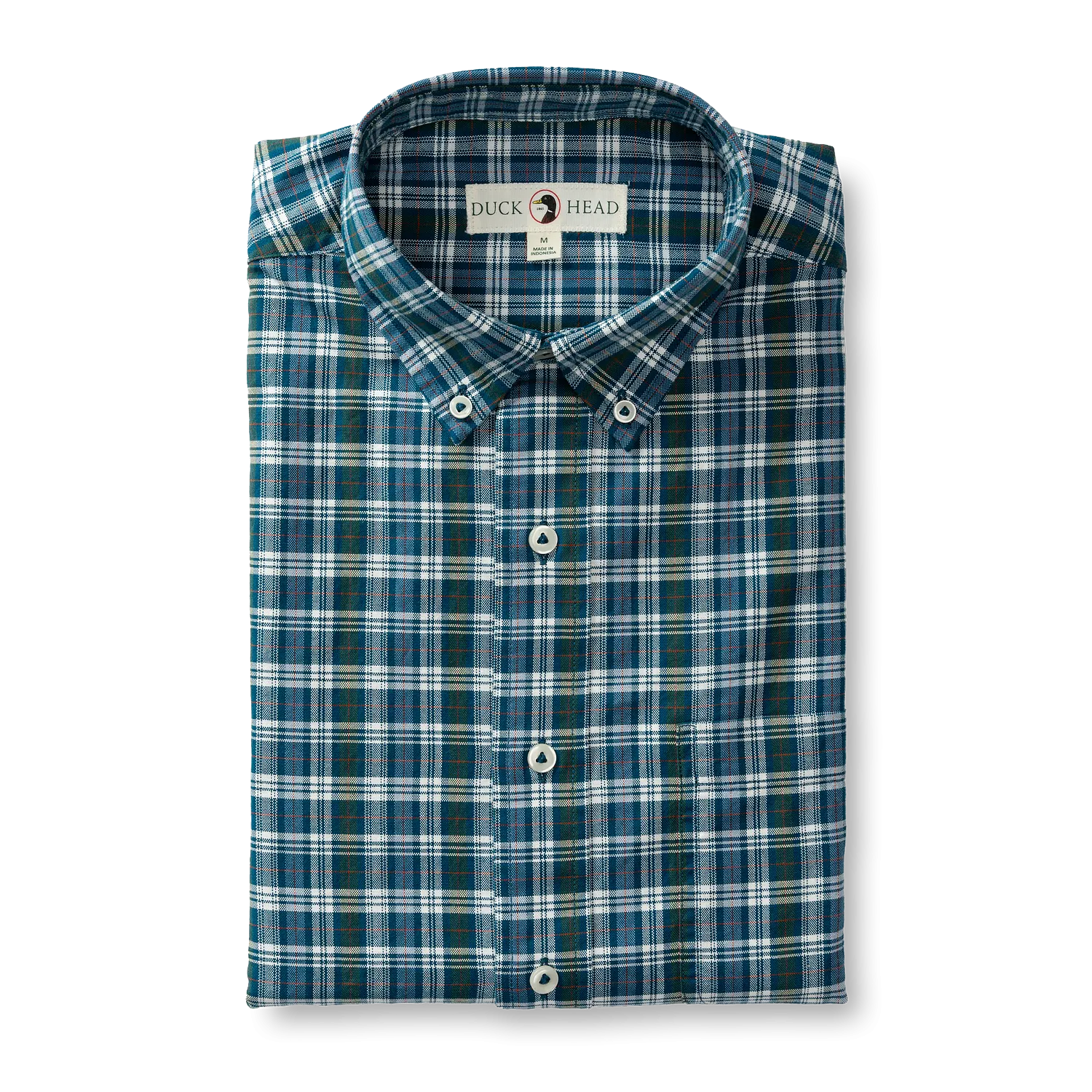 Thompson Plaid Cotton Oxford Sport Shirt  