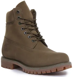 Timberland 6 inch Waterproof Boots In Dark Green For Men