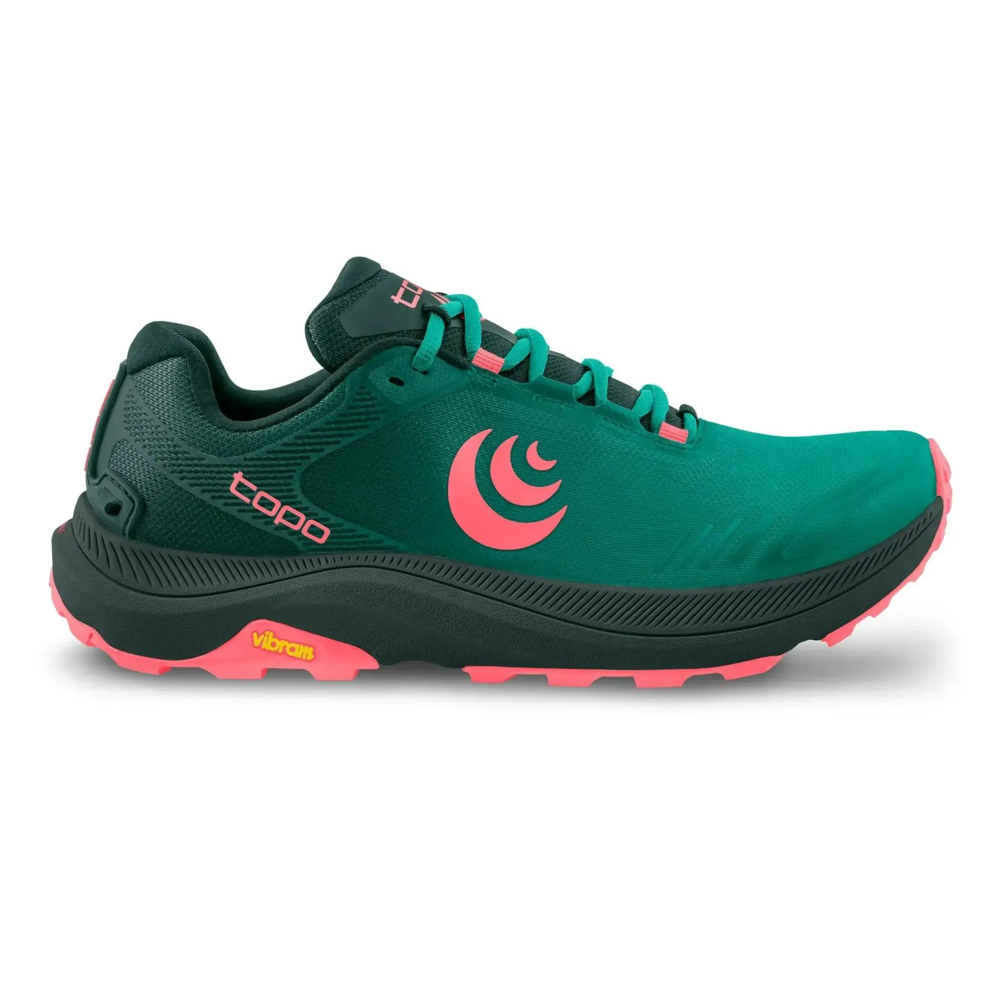 Topo Athletic Women's MT 5 Trail Runner - Emerald/Pink