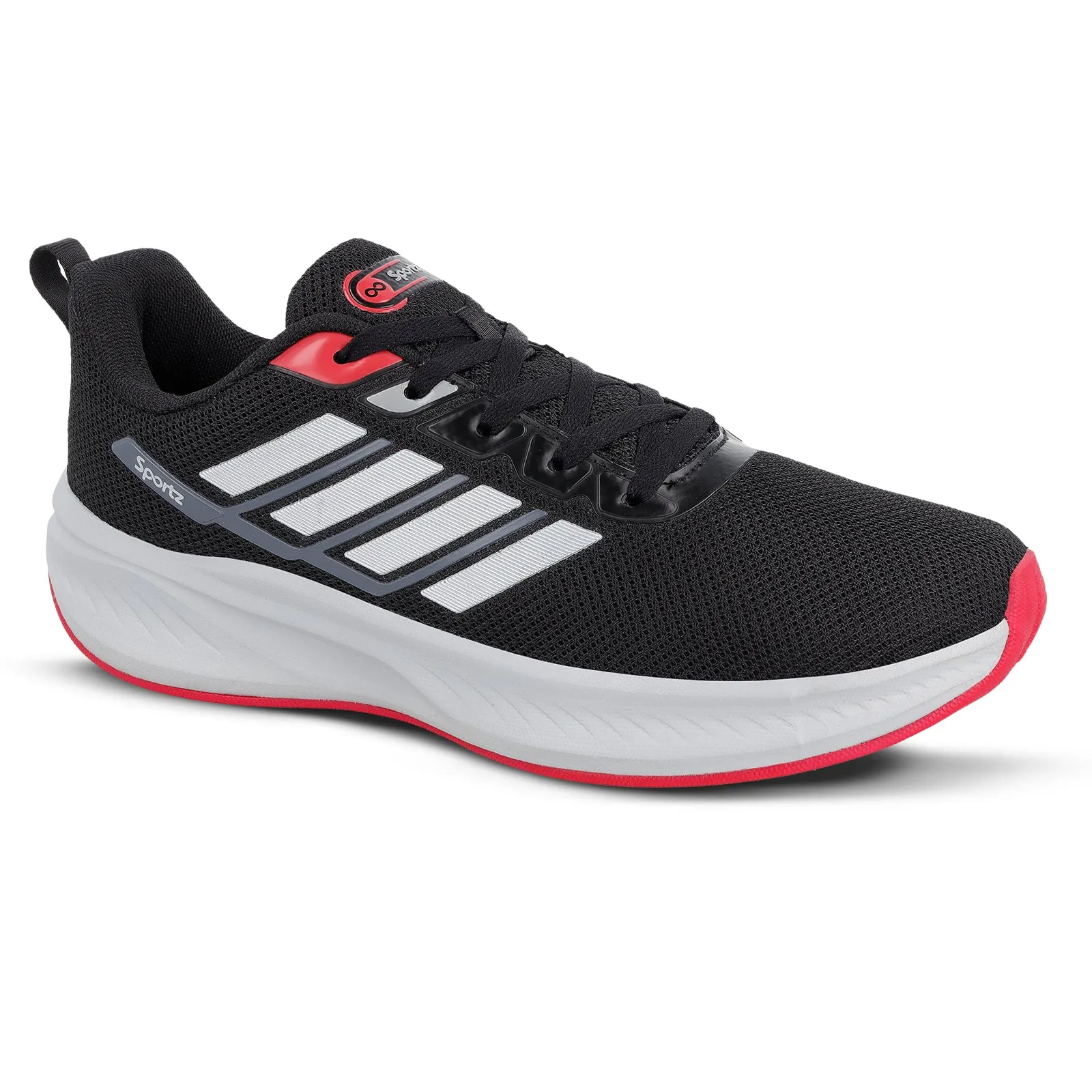 URBAN KING Men's Lace-up Sports Shoe - WS9593 Black
