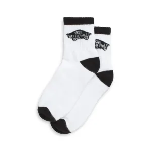 Vans Art Half Crew Socks 1 Pair - White / Black