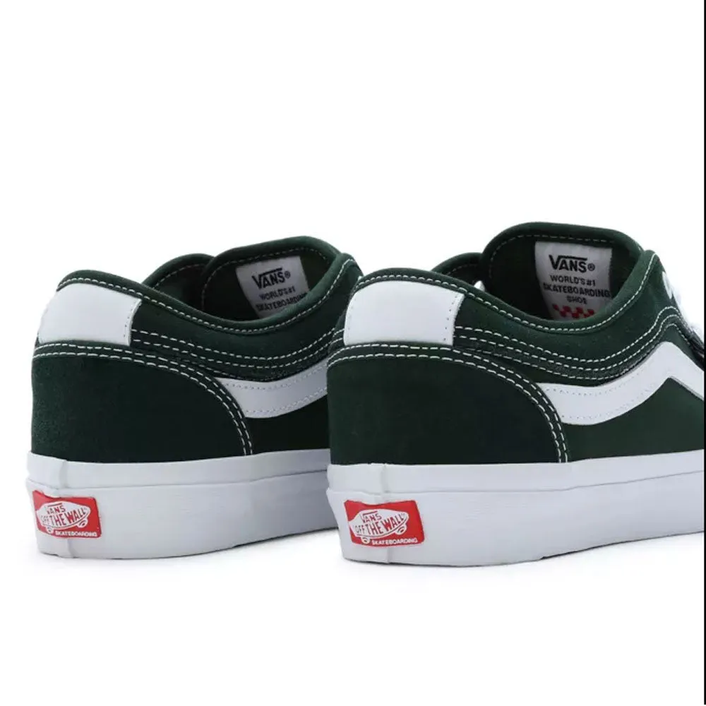 Vans Chukka Low Sidestripe Trainers  - Dark Green/White