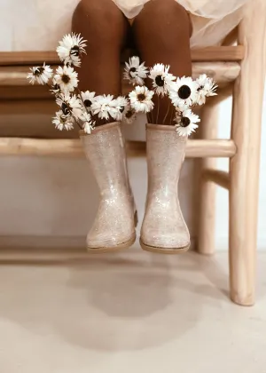 Wellies - Rain boots - Bouquet Silhouette - Glitter