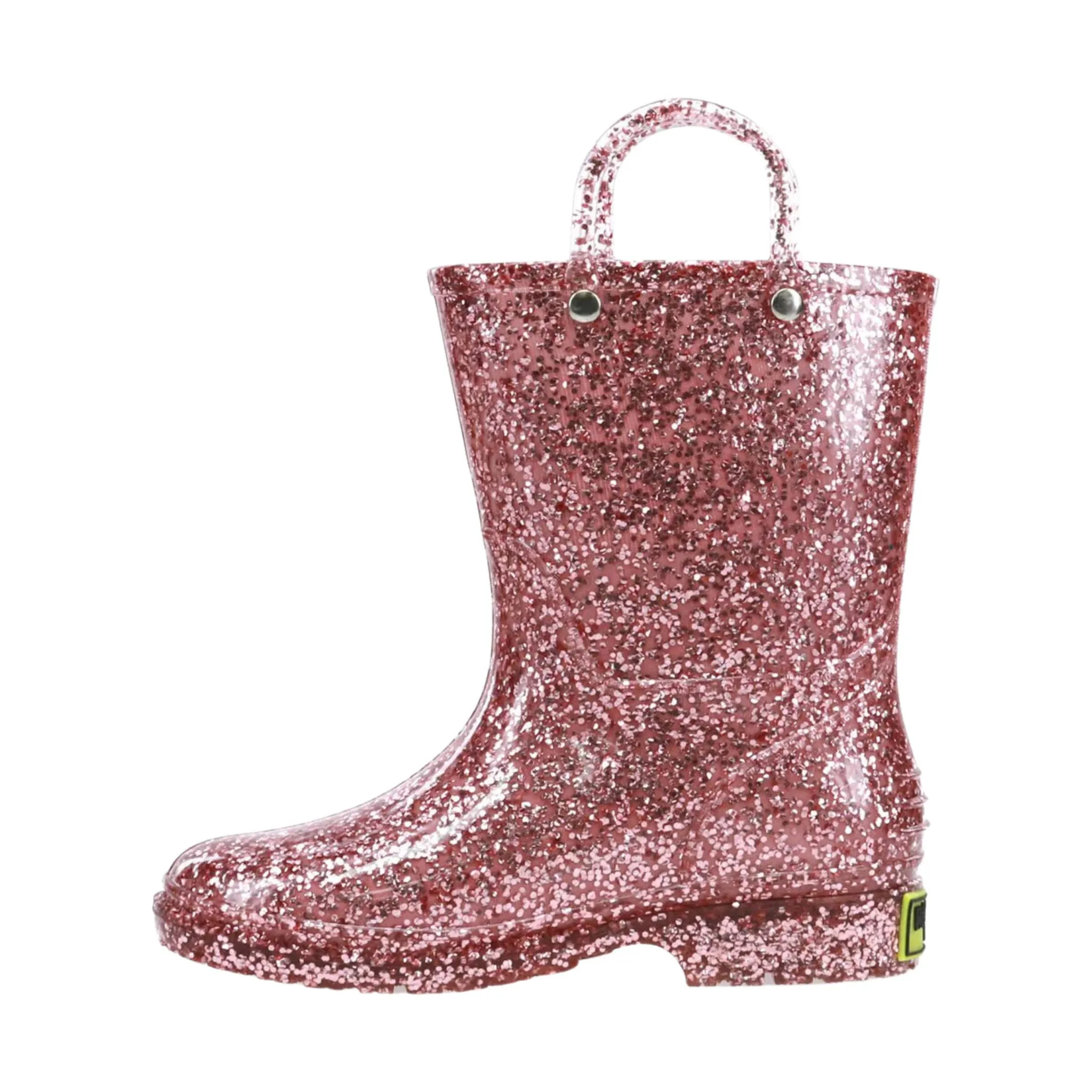 Western Chief Kids' Glitter Rain Boot - Rose Gold