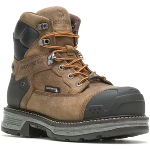 Wolverine Men's Hellcat UltraSpring 6" WP Work Boot - Brown - W211135