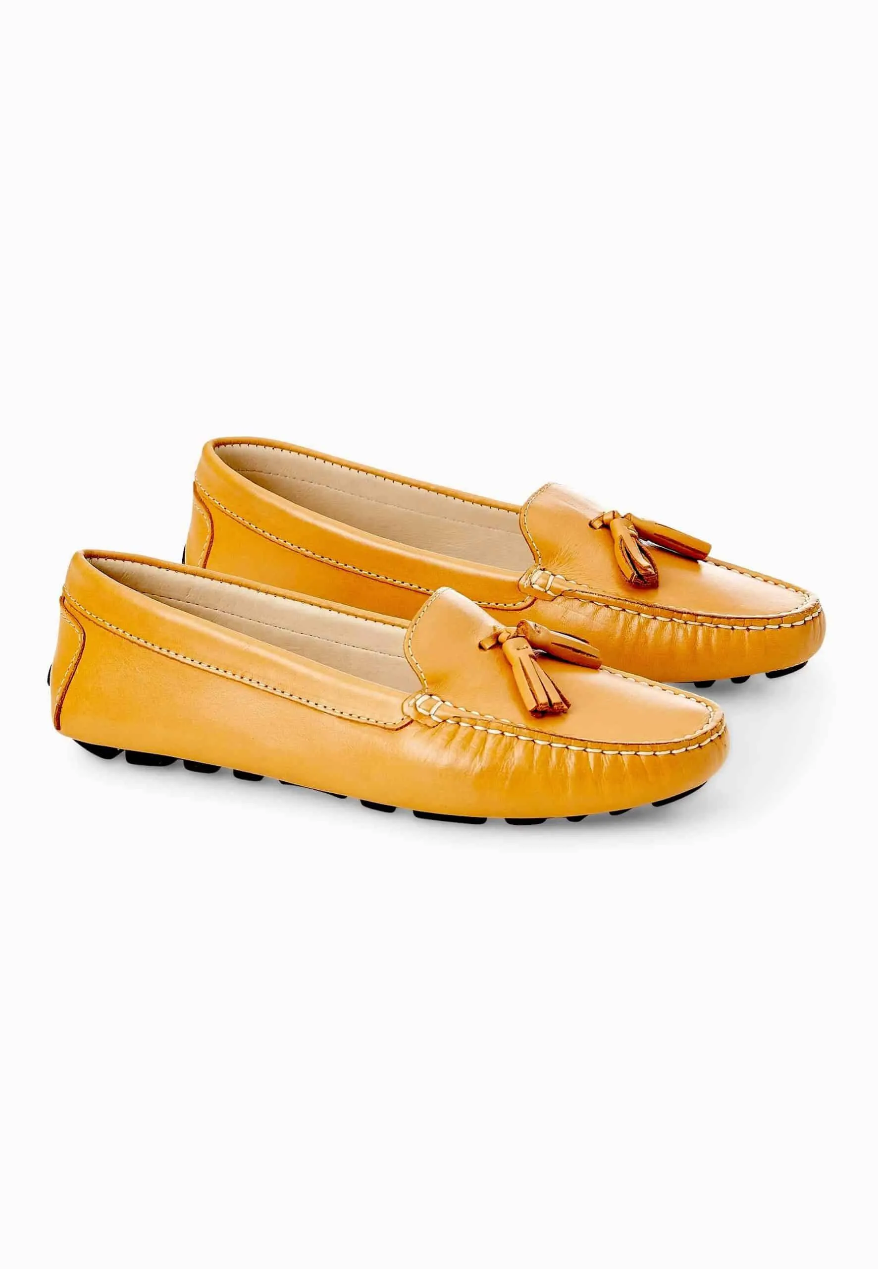 Women's Brown Loafers with Cushioned Insoles